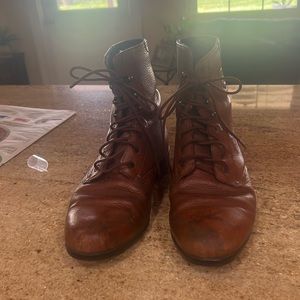 Ariat lace up boots